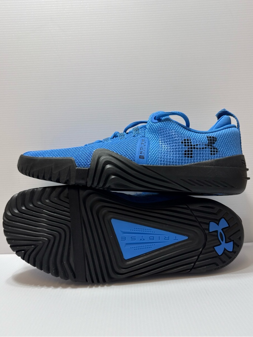 Under Armour Men’s TriBase Reign 6 Blue Atlantis Cross Training Shoes Size 9.5